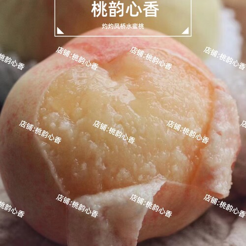 正宗凤桥水蜜桃湖景水蜜桃当季现摘新鲜水果现发
