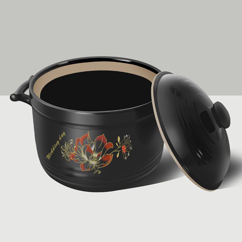 曼达尼砂锅炖锅耐高温瓦罐汤煲陶瓷小沙锅家用明火燃气煲汤锅汤锅