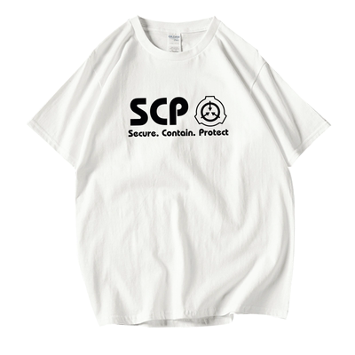 潮基金会超自然收容所短袖t恤衫