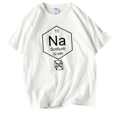 化学元素周期表纯棉短袖衫定制