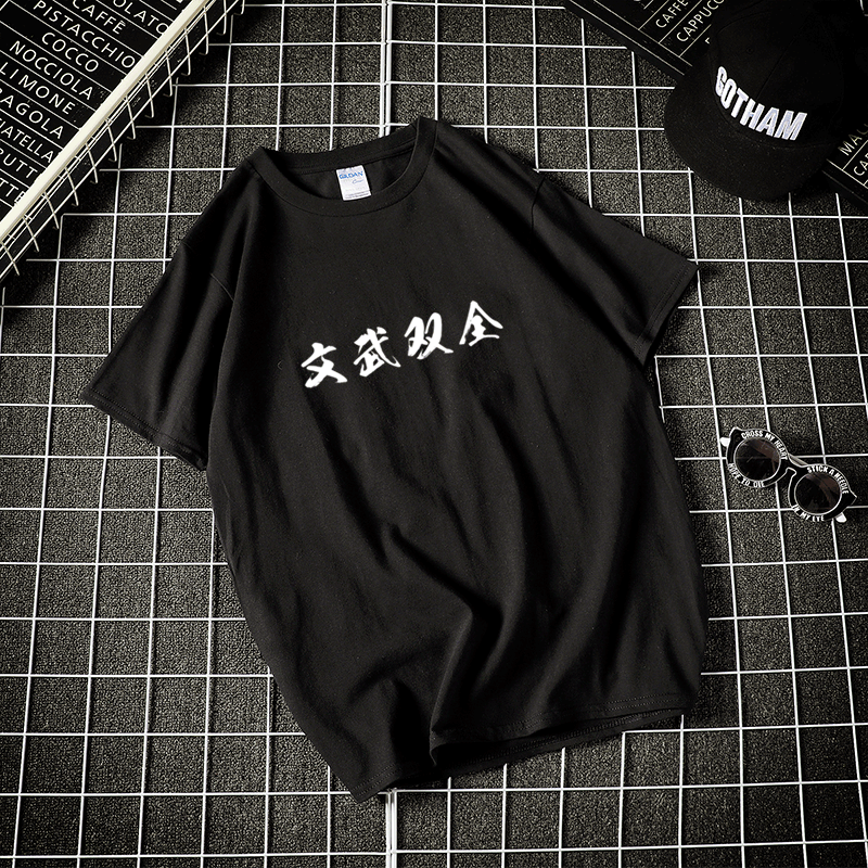 日系bf风情侣装港味短袖t恤定制