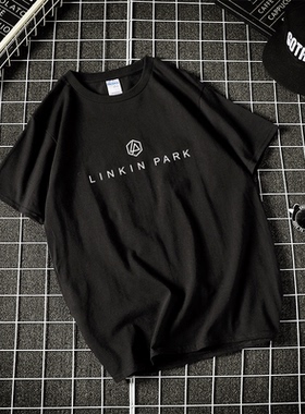 查斯特 贝宁顿linkin park林肯公园短袖t恤歌迷金属摇滚乐队周边