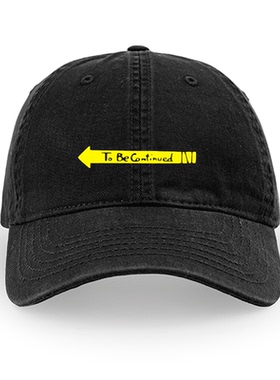 JOJO的奇妙冒险周边ToBeContinued片尾帽子棒球帽男女原创鸭舌帽