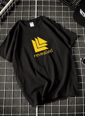 Hardwell Revealed Recordings电音厂牌DJ短袖t恤男女情侣宽松T恤