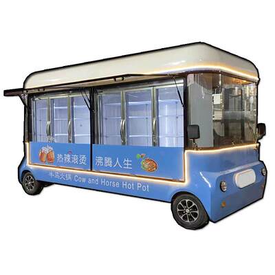 移动多功能烧烤四轮炸串早餐车