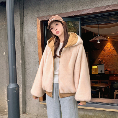 双面可穿派克服外套女款