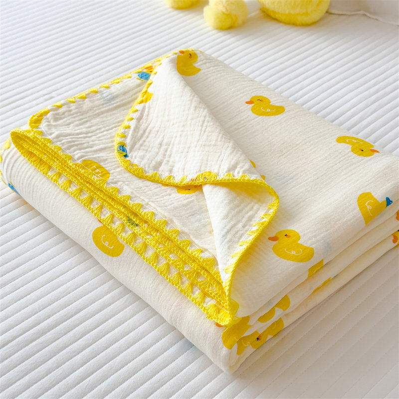 全棉双层纱纱布盖毯儿童卡通夏凉被婴儿宝宝幼儿园午睡毯子毛巾被,床上用品,休闲毯/毛毯/绒毯,淘宝优惠券,粉丝福利购,淘宝优惠卷