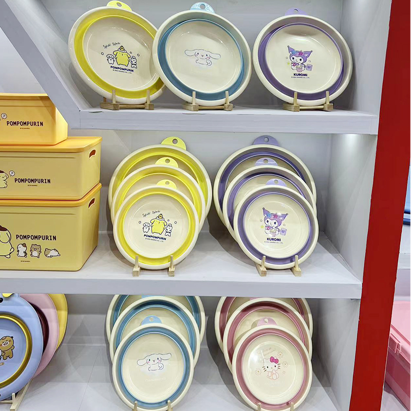 可爱卡通折叠盆可爱卡通加厚耐用