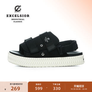 BOLT excelsior饼干鞋 魔术贴厚底沙滩鞋 轻便情侣凉鞋 SANDAL 官方