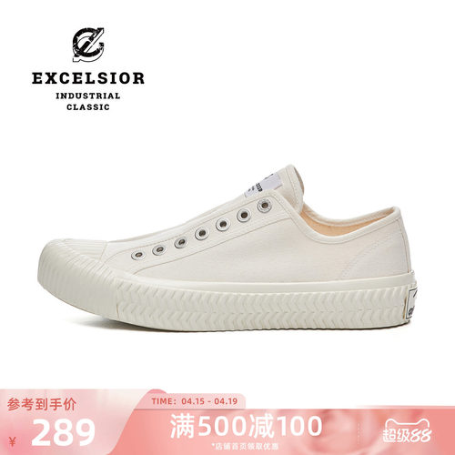 EXCELSIOR韩国低帮一脚蹬饼干鞋