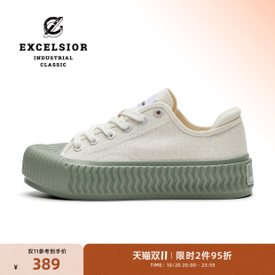 女鞋 男鞋 运动鞋 厚底板鞋 轻便休闲鞋 excelsior官方早秋潮牌帆布鞋