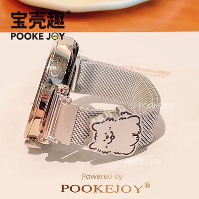 宝壳趣适用于华为手表gt6/gt5pro耶耶磁吸尼斯表带fit3/4/4pro尼斯gt2夏季透气gt4可爱显白gt3金属表带春夏新