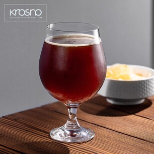 KROSNO欧洲进口Elite玻璃精酿啤酒杯烈性黑啤酒郁金香世涛啤酒杯