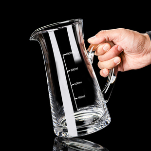 大容量带刻度红酒醒酒器加厚玻璃白酒分酒器老酒勾兑分酒壶倒酒器