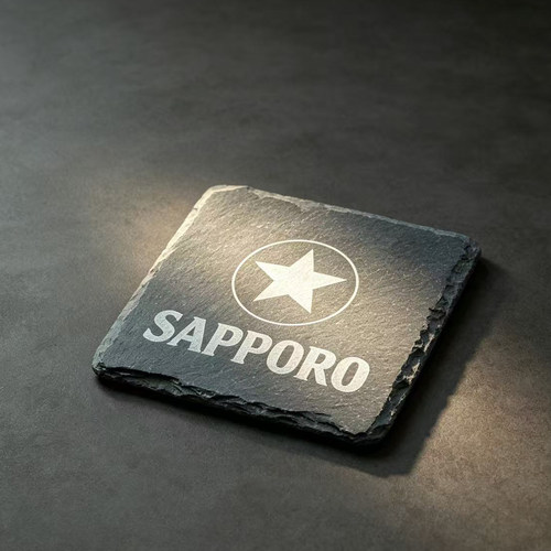 日本SAPPORO三宝乐岩板杯垫