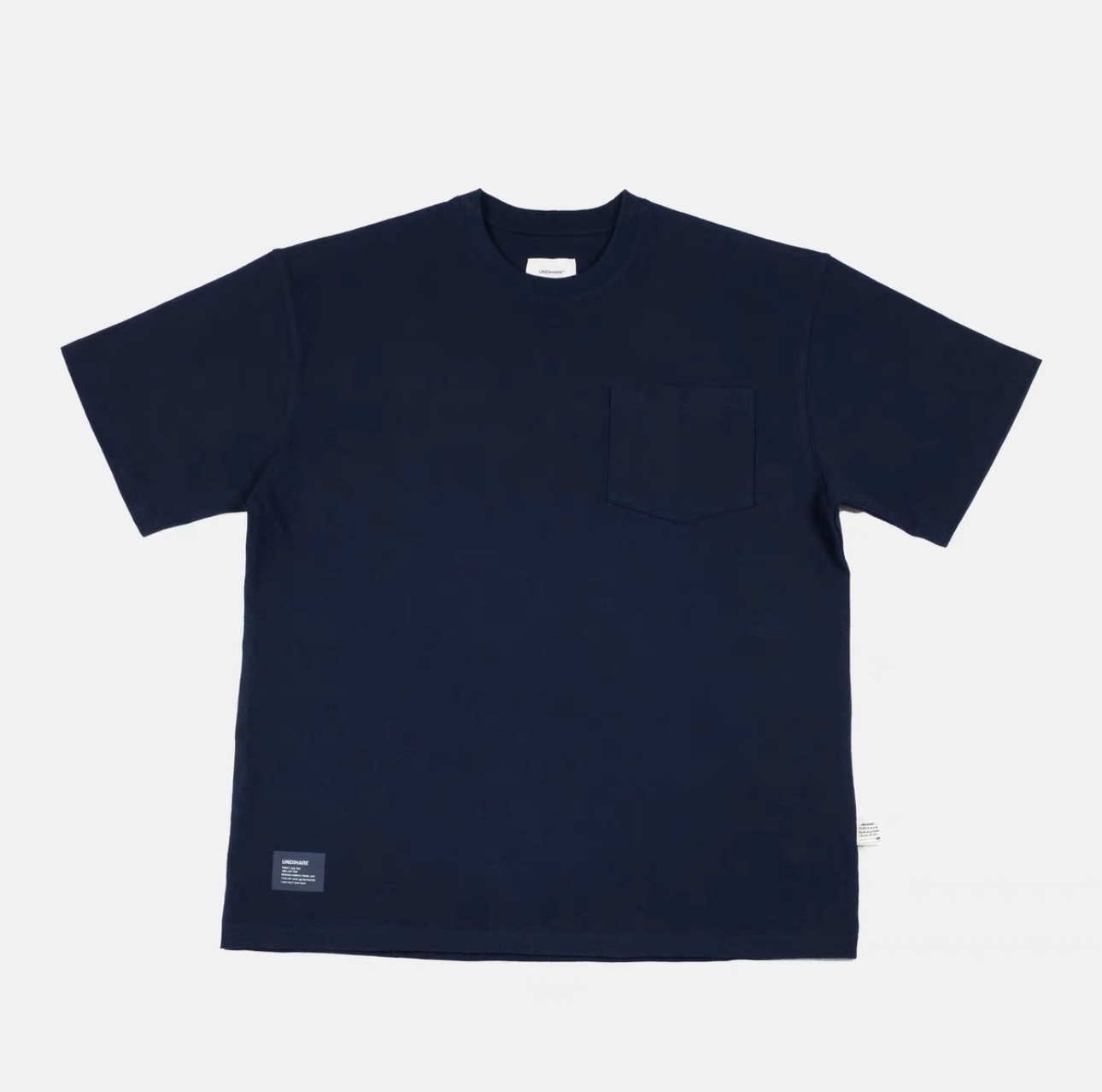 口袋短袖UNDIHARE简约百搭日系