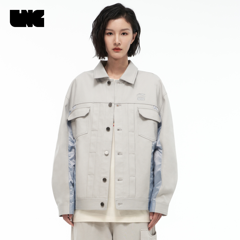 撞色拼接休闲外套LNG宽松