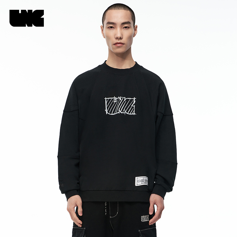 李宁卫衣LNG宽松圆领男女同款