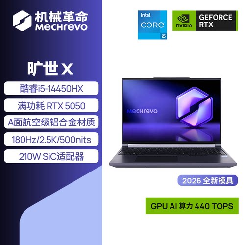 机械革命旷世X酷睿i5游戏本
