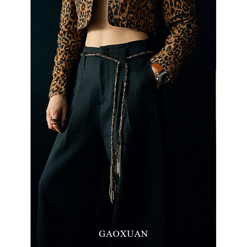 GAOXUAN波西米亚民族风手工编织项链女复古时髦个性设计感流苏