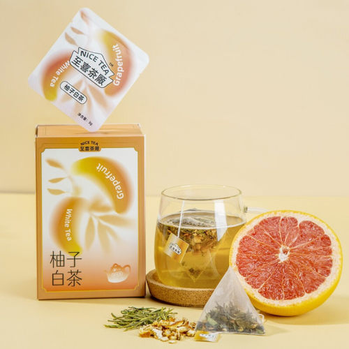 至喜茶厂柚子白茶花果茶袋泡茶