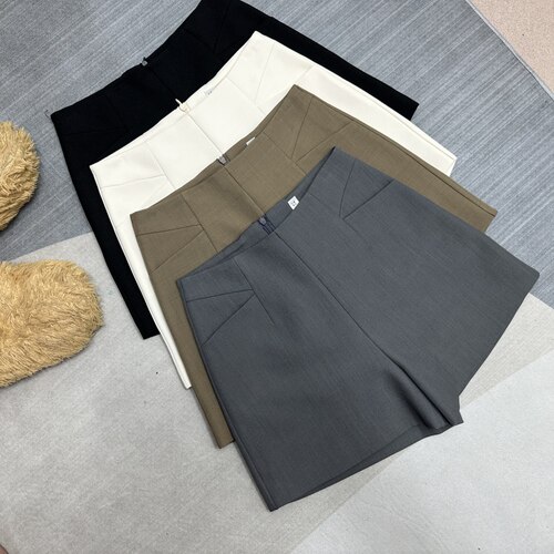 高腰韩版蕾兰娜短裤阔腿显瘦