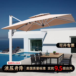 户外遮阳伞庭院伞商用摆摊伞棚汽车太阳伞别墅天台花园室外罗马伞
