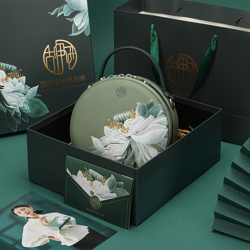 七夕节礼物古伊西手提包刺绣