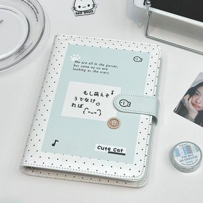 薄荷宅系小猫卡册活页收纳册