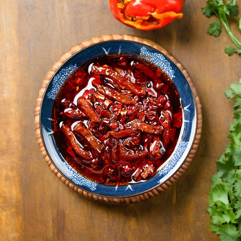孟良崮六姐妹拌饭山东临沂辣椒酱