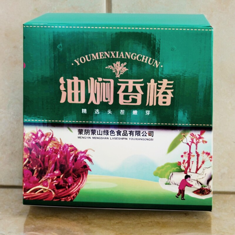 山东沂蒙崮乡特产调味拌饭拌面下饭菜油焖香椿酱180克6瓶礼盒包邮