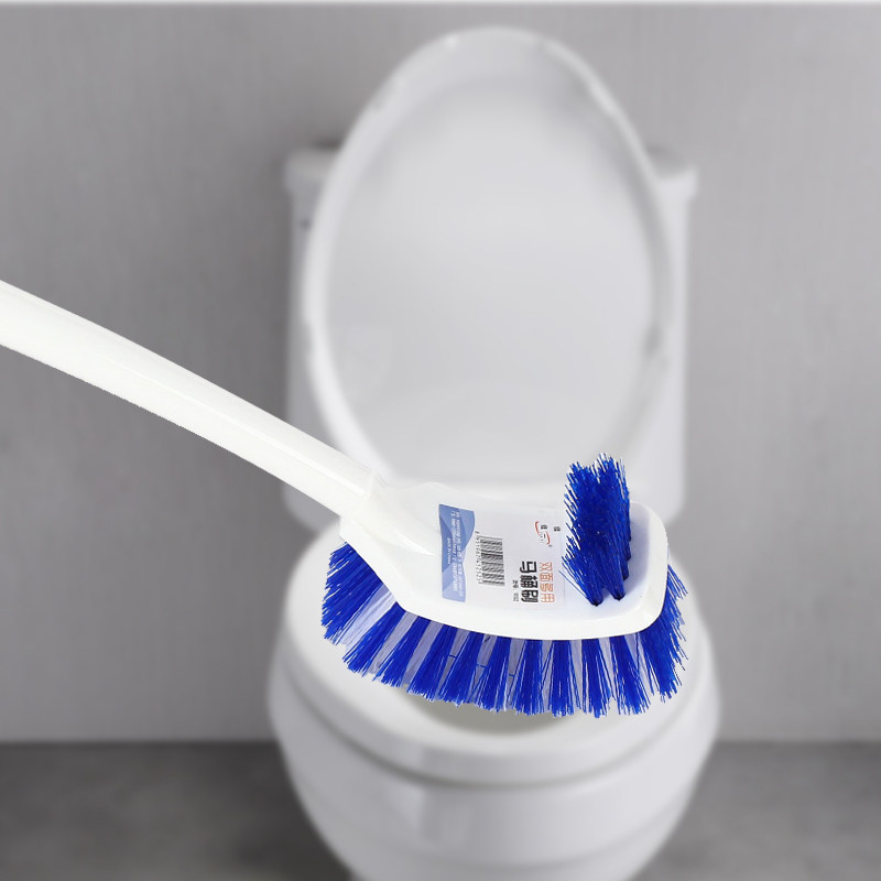 佳一双面马桶刷长柄清洁无死角卫生间清洁刷家用清刷神器