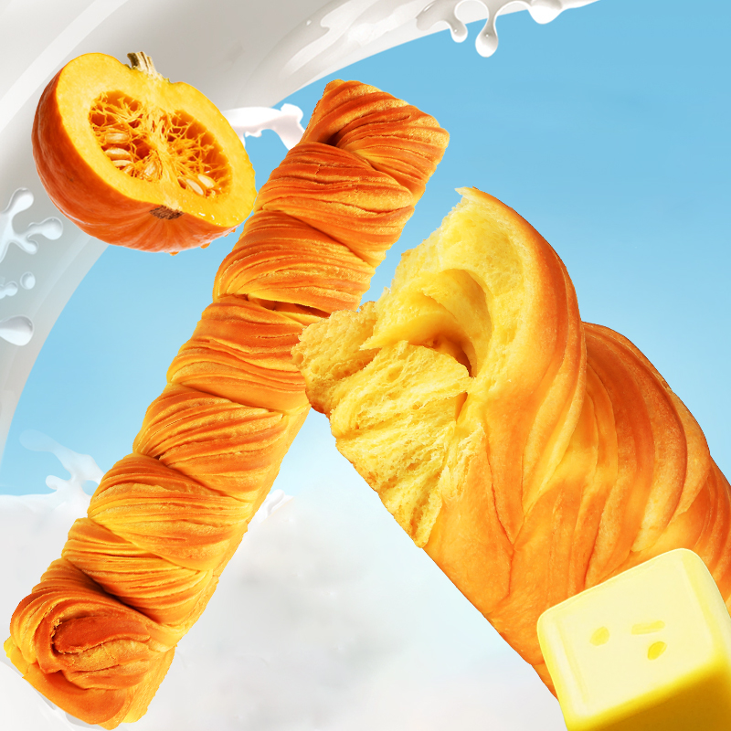 丹香吐司面包黄油南瓜味新鲜短保