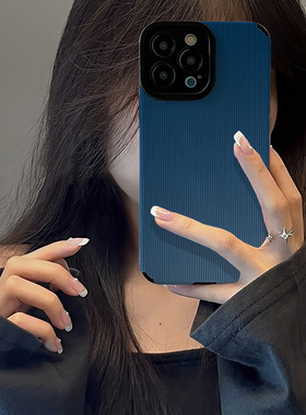 初绽适用vivo视觉抽象蓝色渐变 iqoo11手机壳9pro新款iqoo neo8皮质软7防摔5s女6高级3/5x全包10活力版保护套