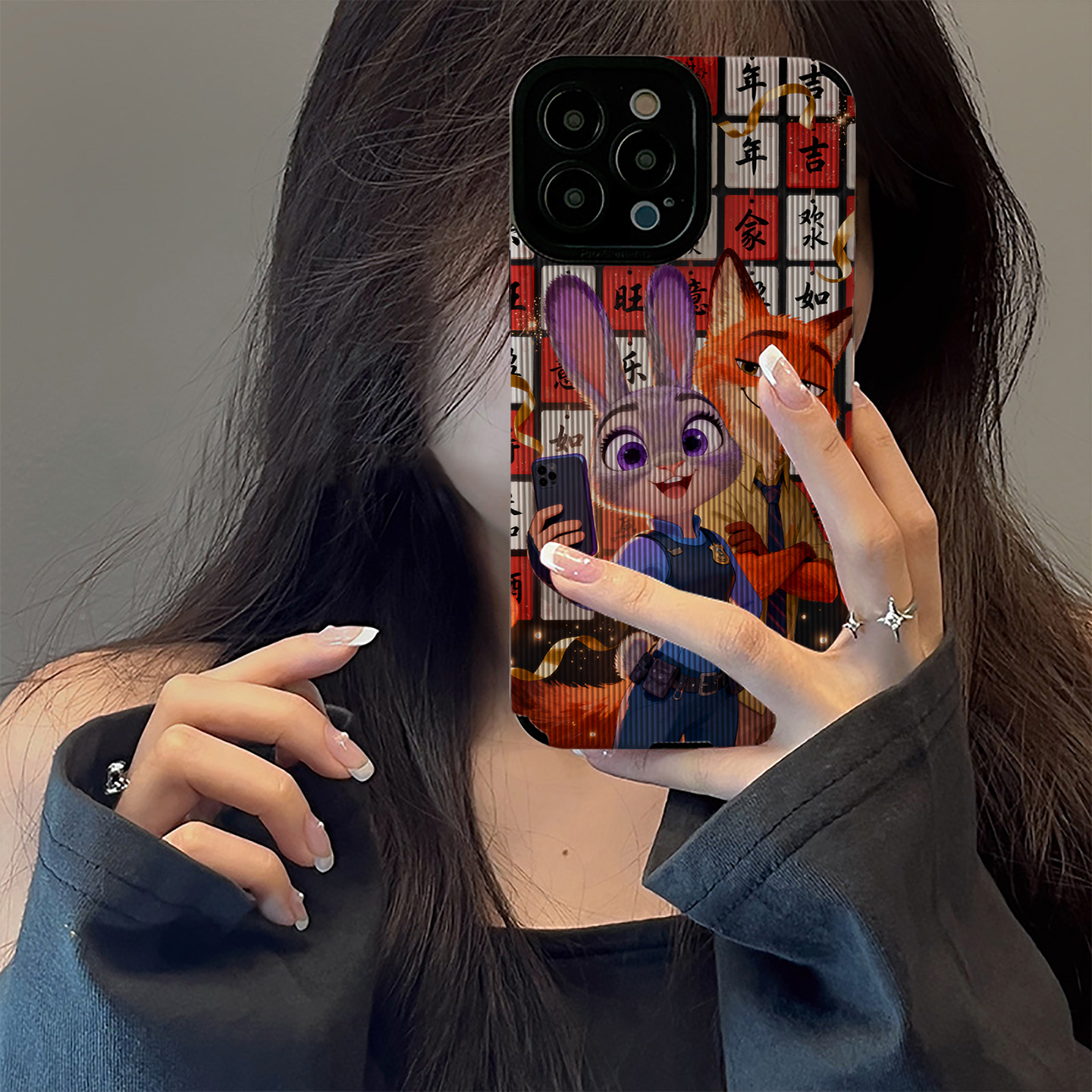 初绽适用红米NOTE15proplus手机壳14时尚12青春11情侣note10pro竖条纹新年狐狸兔子小众皮质软全包高级保护套