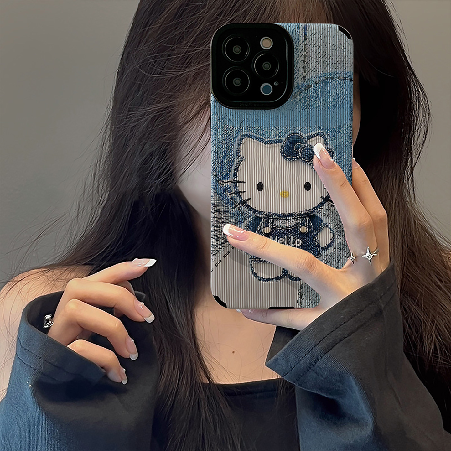 初绽适用红米NOTE15proplus手机壳14时尚12青春11情侣note10pro竖条纹爱心牛仔小猫小众皮质软全包高级保护套