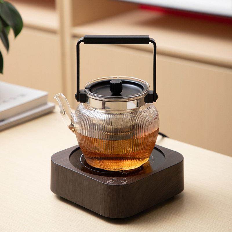 【茶壶】煮茶壶1000ml/提梁壶/耐热玻璃/南瓜壶大容量满,餐饮具,茶壶,淘宝优惠券,粉丝福利购,淘宝优惠卷