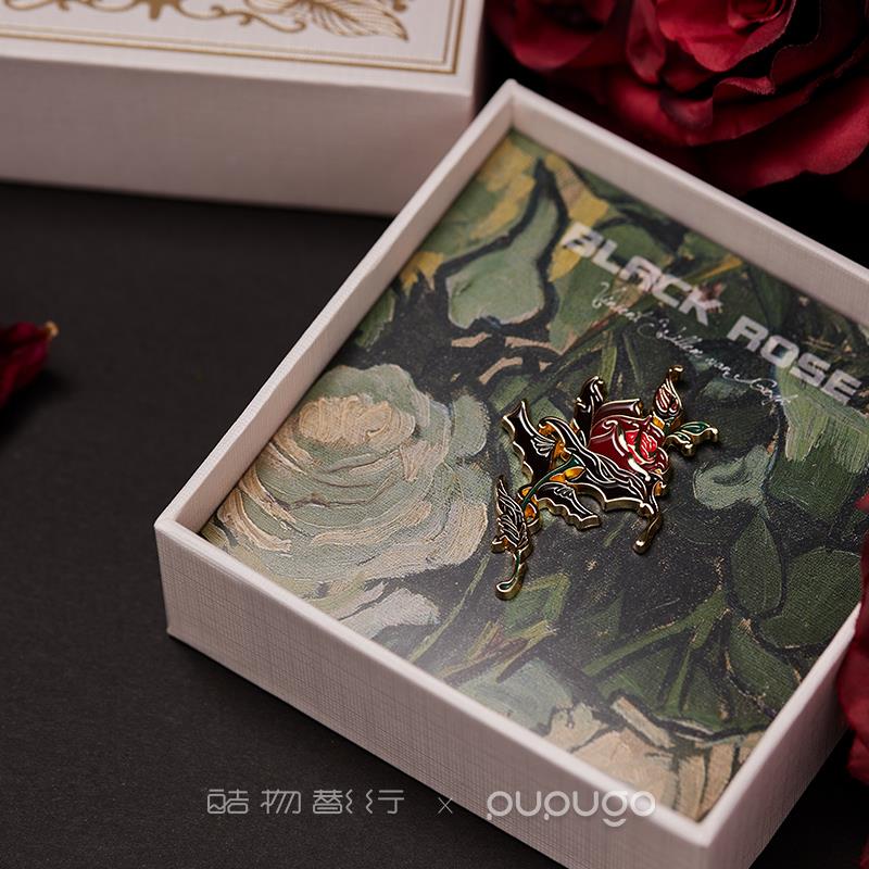 生日礼物女生玫瑰胸针闺蜜高级感小众创意实用精致圣诞节新年礼物