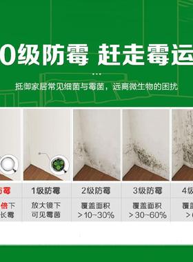 纯境界硅藻防霉墙面漆水性环保室内家用乳胶漆白色油漆涂料