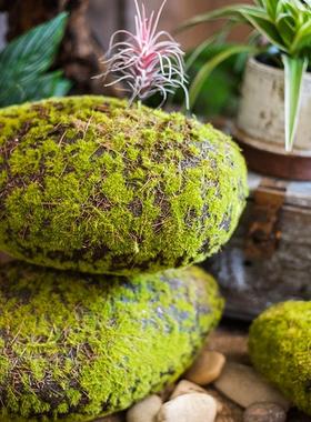 模拟泡沫苔藓石饰品花泥插花装饰景观橱窗舞台商场拍摄道具