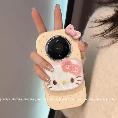 华为mate80手机壳高颜值可爱HUAWEImate80pro不撞蝴蝶结猫咪