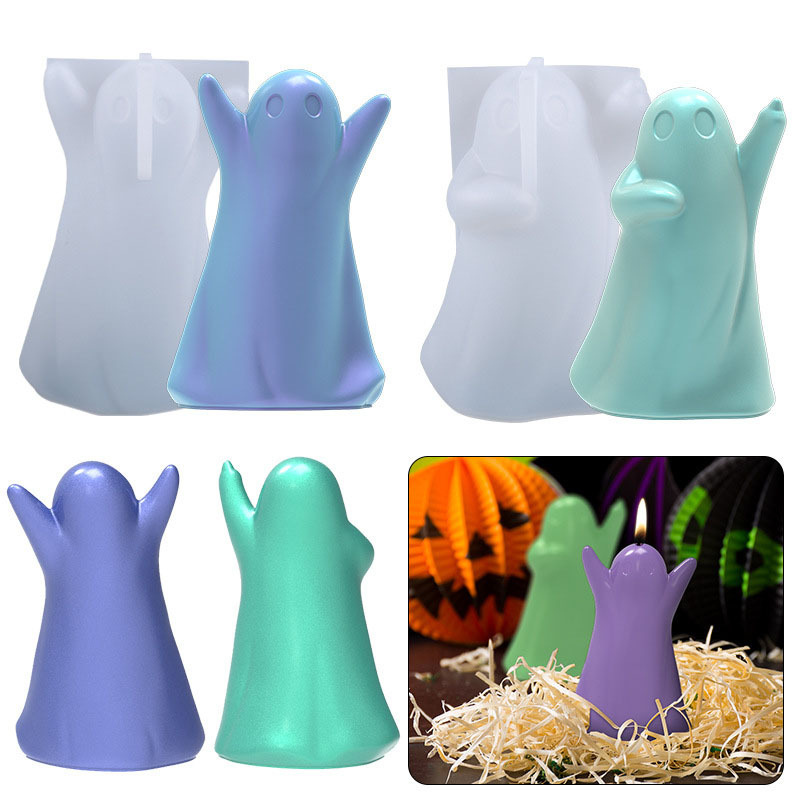 水晶万圣节立体滴胶模具diy