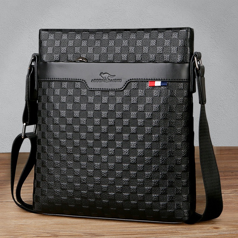 香港单肩包真皮男包斜挎包