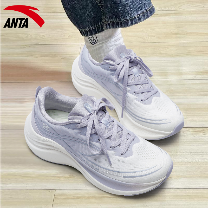 安踏叶子6运动鞋女2025秋冬缓震