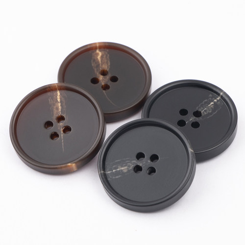 新款纽扣扣子高档哑光西服黑色