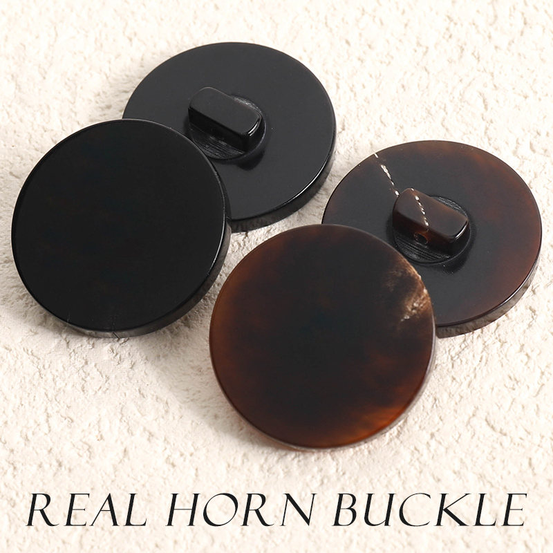 优点牛角西装开衫纽扣新款