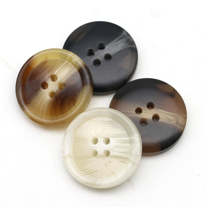 纽扣花纹圆形树脂高档呢子毛呢