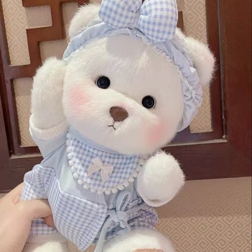 现货莉娜中号熊衣服30cm小熊娃衣