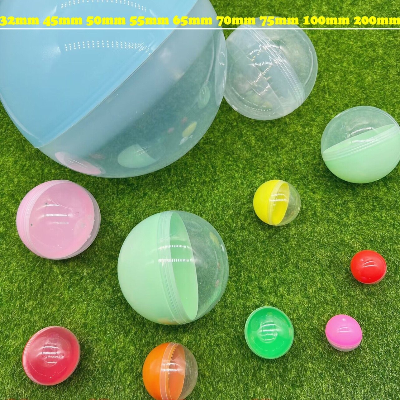 多尺寸扭蛋空壳32mm 45mm 50mm 70mm 75mm 100mm 200mm开口扭蛋壳,模玩/动漫/周边/娃圈三坑/桌游,盒蛋/扭蛋/联名摆件,淘宝优惠券,粉丝福利购,淘宝优惠卷