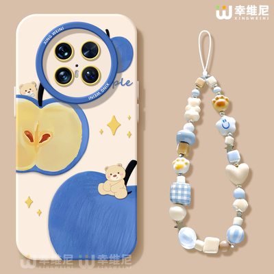 适用华为mate70pro手机壳女款mate60保护套30pro硅胶60pro+全包mate60RS防摔40por软壳meta50e小熊苹果mate70